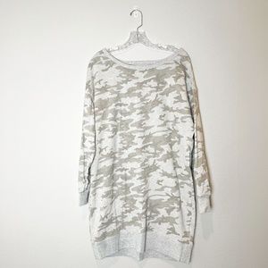 Gap Sweatshirt Dress - Neutral Camo - Size L